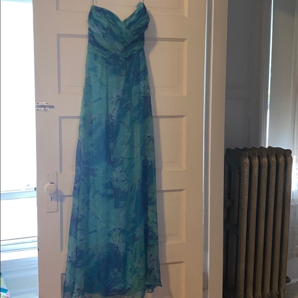 comfy gorgeous sea colored dress